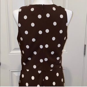Ralph Lauren Polka Dot Midi sleeveless Dress - 10